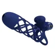PRETTY LOVE - GIANN ANELLO VIBRATORE CON GUAINA IN SILICONE BLU PRETTY LOVE - GIANN ANELLO VIBRATORE CON GUAINA IN SILICONE BLU
