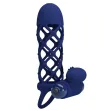 PRETTY LOVE - GIANN VIBRATOR RING WITH SILICONE SHEATH BLUE PRETTY LOVE - GIANN VIBRATOR RING WITH SILICONE SHEATH BLUE