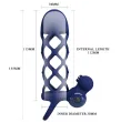 PRETTY LOVE - GIANN VIBRATOR RING WITH SILICONE SHEATH BLUE PRETTY LOVE - GIANN VIBRATOR RING WITH SILICONE SHEATH BLUE