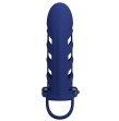 PRETTY LOVE - ALTAF VIBRATOR RING WITH SILICONE SHEATH BLUE