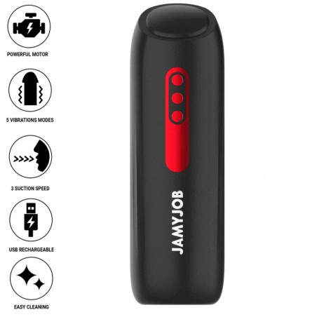 JAMYJOB - MASTURBATEUR VAGIN AUTOMATIQUE PHANTOM 5 MODES DASPIRATION ET DE POUSSE