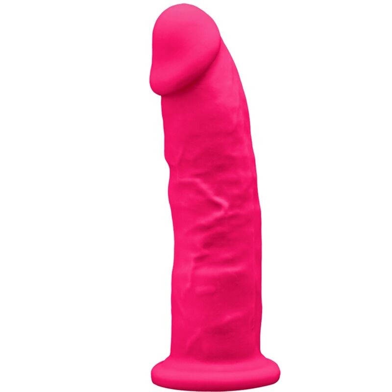 SILEXD - MODEL 2 REALISTIC PENIS PREMIUM SILEXPAN SILICONE FUCHSIA 19.2 CM