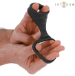 INTENSE - THEO DOUBLE SILICONE PENIS RING BLACK MODEL 3 INTENSE - THEO DOUBLE SILICONE PENIS RING BLACK MODEL 3