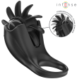 INTENSE - MABEL VIBRATING RING 10 VIBRATIONS WITH CLITORIS STIMULATOR BLACK INTENSE - MABEL VIBRATING RING 10 VIBRATIONS WITH CLITORIS STIMULATOR BLACK