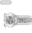 KIIROO - FEEL POCKET STROKER CRISTAL PAR KIIROO TRANSPARENT KIIROO - FEEL POCKET STROKER CRISTAL PAR KIIROO TRANSPARENT