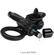PRETTY LOVE - PASSIONATE RING DOPPELTER VIBRATIONSRING KLITORIS-STIMULATOR SCHWARZ PRETTY LOVE - PASSIONATE RING DOPPELTER VIBRATIONSRING KLITORIS-STIMULATOR SCHWARZ