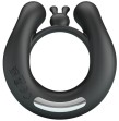 PRETTY LOVE - ANNEAU VIBRANT DAHLIA STIMULATEUR DE CLITORIS 12 VIBRATIONS NOIR