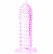 BAILE - PENIS SHEATH WITH PINK STIMULATING POINTS 14 CM