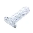 BAILE - PENIS SHEATH WITH TRANSPARENT STIMULATING POINTS 14 CM BAILE - PENIS SHEATH WITH TRANSPARENT STIMULATING POINTS 14 CM