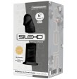 SILEXD - MODELLO 2 PENE REALISTICO PREMIUM SILEXPAN SILICONE NERO 15 CM SILEXD - MODELLO 2 PENE REALISTICO PREMIUM SILEXPAN SILICONE NERO 15 CM