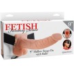 FETISH FANTASY SERIES - SERIES 9 HOLLOW STRAP-ON WITH BALLS 22.9CM FLESH FETISH FANTASY SERIES - SERIES 9 HOLLOW STRAP-ON WITH BALLS 22.9CM FLESH
