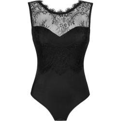 LIVCO CORSETTI FASHION - MUDIENIN LC 90654 SCHWARZER BODY L-XL