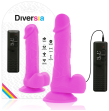 DIVERSIA - DILDO VIBRANTE FLESSIBILE VIOLA 20.5 CM -O- 4.2 CM DIVERSIA - DILDO VIBRANTE FLESSIBILE VIOLA 20.5 CM -O- 4.2 CM