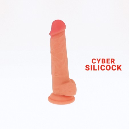 CYBER SILICOCK - JUDE ULTRA REALISTISCHES. WEICHES FLÜSSIGE SILIKON 18 CM -O- 3.2 CM