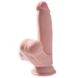 KING COCK - PLUS 3D DILDO SWINGING BALLS 15.2 CM LIGHT SKIN KING COCK - PLUS 3D DILDO SWINGING BALLS 15.2 CM LIGHT SKIN