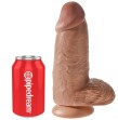 KING COCK - POLLIGER REALISTISCHER PENIS 23 CM KARAMELL KING COCK - POLLIGER REALISTISCHER PENIS 23 CM KARAMELL