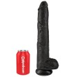 KING COCK - PENE REALÍSTICO CON TESTÍCULOS 30.5 CM NEGRO KING COCK - PENE REALÍSTICO CON TESTÍCULOS 30.5 CM NEGRO