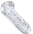 KING COCK - CLEAR REALISTIC PENIS 15.5 CM TRANSPARENT KING COCK - CLEAR REALISTIC PENIS 15.5 CM TRANSPARENT