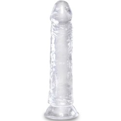 KING COCK - KLARER REALISTISCHER PENIS 19.7 CM TRANSPARENT