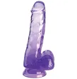 KING COCK - CLEAR REALISTISCHER PENIS MIT KUGELN 13.5 CM LILA KING COCK - CLEAR REALISTISCHER PENIS MIT KUGELN 13.5 CM LILA