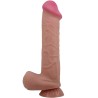 PRETTY LOVE - SÉRIE SLIDING SKIN GODE RÉALISTE AVEC VENTOUSE SLIDING SKIN MARRON 26 CM