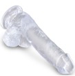 KING COCK - CLEAR PÉNIS RÉALISTE AVEC BOULES 13.5 CM TRANSPARENT KING COCK - CLEAR PÉNIS RÉALISTE AVEC BOULES 13.5 CM TRANSPARENT