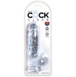 KING COCK - CLEAR PÉNIS RÉALISTE AVEC BOULES 13.5 CM TRANSPARENT KING COCK - CLEAR PÉNIS RÉALISTE AVEC BOULES 13.5 CM TRANSPARENT