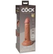 KING COCK - ELITE GODE RÉALISTE VIBRANT and SILICONE 15.2 CM CARAMEL KING COCK - ELITE GODE RÉALISTE VIBRANT and SILICONE 15.2 CM CARAMEL