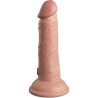 KING COCK - ELITE GODE RÉALISTE VIBRANT and SILICONE 15.2 CM