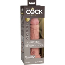 KING COCK - ELITE GODE RÉALISTE VIBRANT and SILICONE 20.3 CM