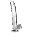 KING COCK - CLEAR DILDO WITH TESTICLES 24.8 CM TRANSPARENT KING COCK - CLEAR DILDO WITH TESTICLES 24.8 CM TRANSPARENT