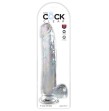 KING COCK - CLEAR DILDO CON TESTÍCULOS 24.8 CM TRANSPARENTE KING COCK - CLEAR DILDO CON TESTÍCULOS 24.8 CM TRANSPARENTE