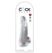 KING COCK - CLEAR DILDO WITH TESTICLES 15.2 CM TRANSPARENT KING COCK - CLEAR DILDO WITH TESTICLES 15.2 CM TRANSPARENT