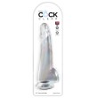 KING COCK - CLEAR DILDO MIT HODEN 19 CM TRANSPARENT KING COCK - CLEAR DILDO MIT HODEN 19 CM TRANSPARENT