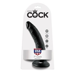 KING COCK - PENE NEGRO 17.8 CM
