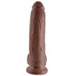 KING COCK - 9 GODE MARRON AVEC BOULES 22.9 CM KING COCK - 9 GODE MARRON AVEC BOULES 22.9 CM