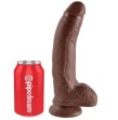 KING COCK - 9 PENE REALÍSTICO MARRÓN 22.9 CM KING COCK - 9 PENE REALÍSTICO MARRÓN 22.9 CM