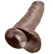 KING COCK - GODE MARRON AVEC BOULES 30.48 CM KING COCK - GODE MARRON AVEC BOULES 30.48 CM
