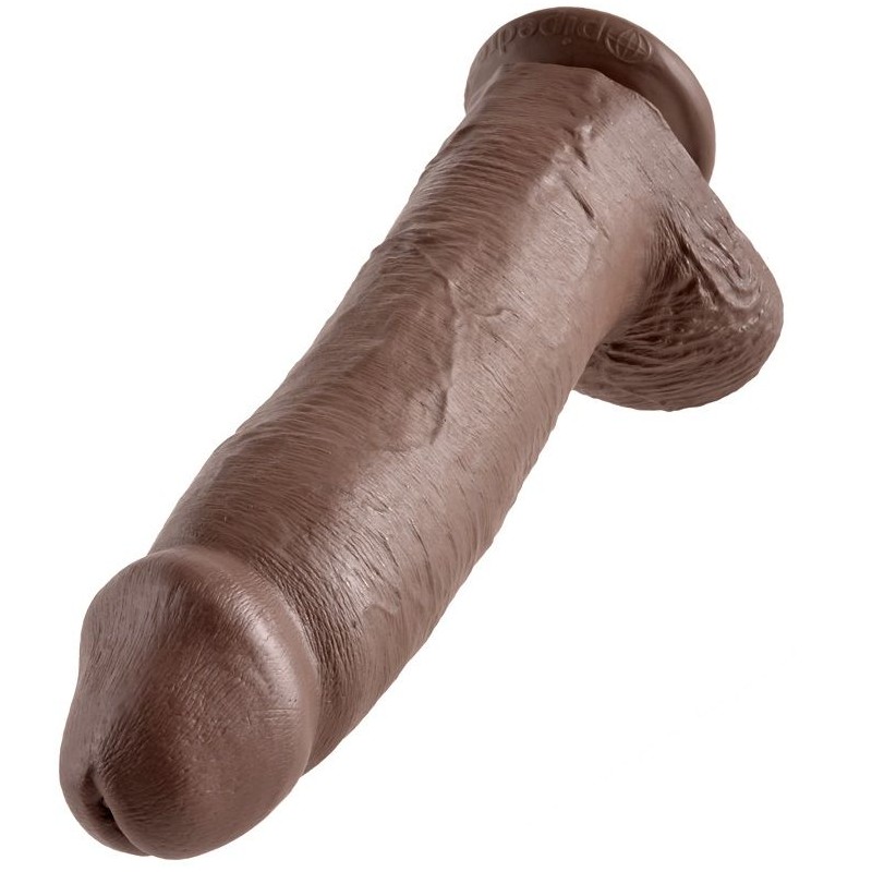KING COCK - PENE REALÍSTICO MARRÓN 30.48 CM KING COCK - PENE REALÍSTICO MARRÓN 30.48 CM