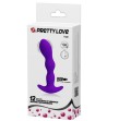 PRETTY LOVE - MASSAGER ANAL 12 MODES DE VIBRATION LILAS