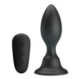 MR PLAY - ANAL PLUG WITH VIBRATION BLACK REMOTE CONTROL MR PLAY - ANAL PLUG WITH VIBRATION BLACK REMOTE CONTROL