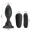 MR PLAY - ANAL PLUG WITH VIBRATION BLACK REMOTE CONTROL MR PLAY - ANAL PLUG WITH VIBRATION BLACK REMOTE CONTROL