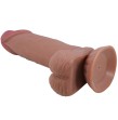 PRETTY LOVE - SLIDING SKIN SERIES REALISTIC DILDO WITH SLIDING BROWN SKIN SUCTION CUP 19.4 CM PRETTY LOVE - SLIDING SKIN SERIES REALISTIC DILDO WITH SLIDING BROWN SKIN SUCTION CUP 19.4 CM