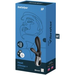 SATISFYER - HEAT CLIMAX APP VIBRATORE ANALE NERO