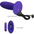 PRETTY LOVE - VIBRATEUR ANAL YOUTH PLUG TÉLÉCOMMANDE VIOLET PRETTY LOVE - VIBRATEUR ANAL YOUTH PLUG TÉLÉCOMMANDE VIOLET
