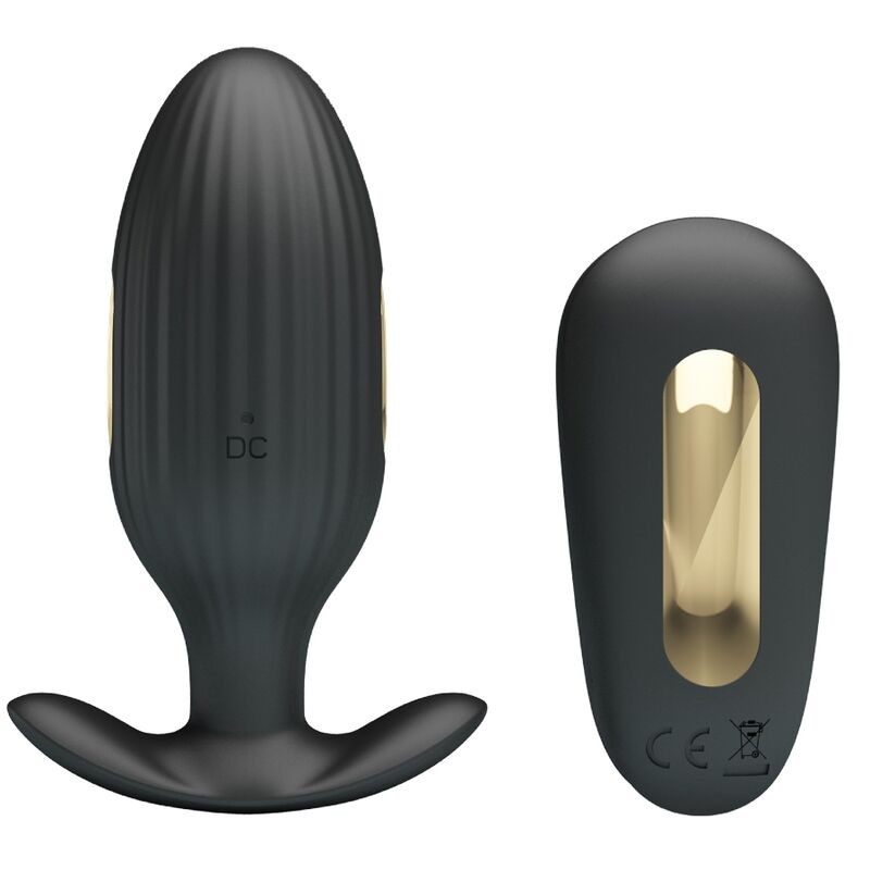 PRETTY LOVE - KELLY PLUG ANAL RECHARGEABLE VIBRATOR BLACK PRETTY LOVE - KELLY PLUG ANAL RECHARGEABLE VIBRATOR BLACK
