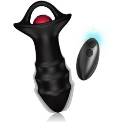 ARMONY - KYLIN FINGER VIBRATOR and ANAL PLUG REMOTE CONTROL BLACK