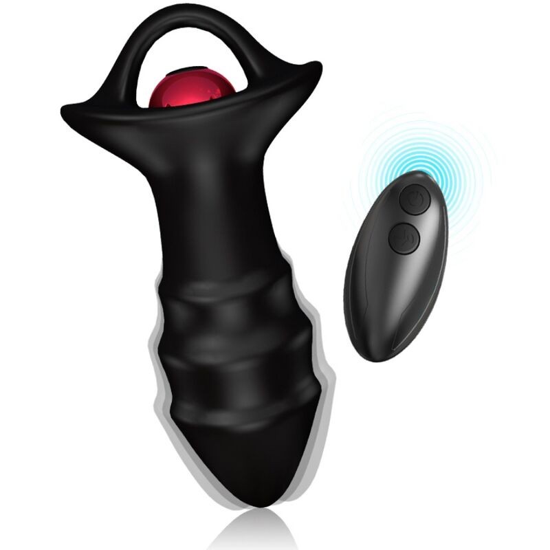 ARMONY - KYLIN FINGER VIBRATOR and ANAL PLUG REMOTE CONTROL BLACK