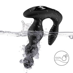 ARMONY - MANFUN VIBRATOR and STIMULATOR ANAL PLUG REMOTE CONTROL BLACK