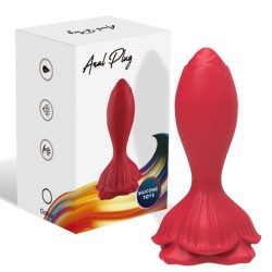 ARMONY - ROSA VIBRATOR and ANALPLUG KLEINE FERNBEDIENUNG ROT